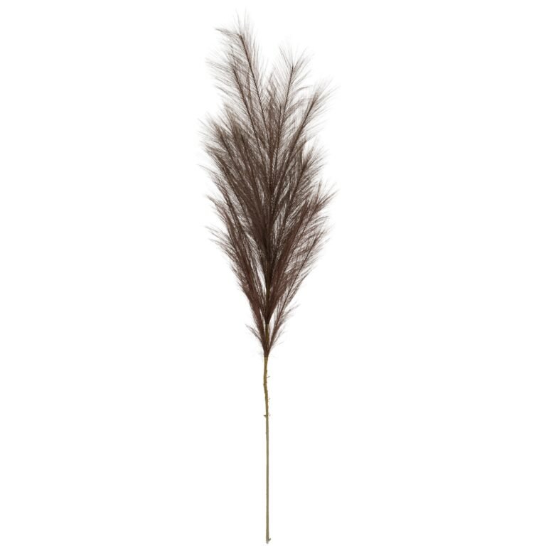 grey grey large faux pampas grass stem