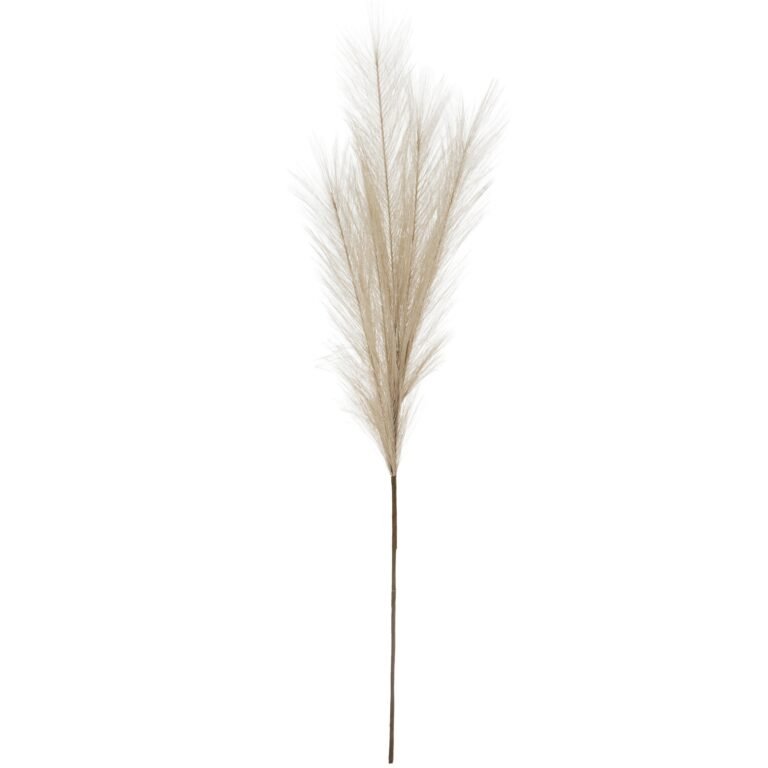 bleached bleached large faux pampas grass stem