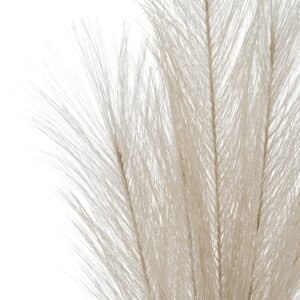 Bleached Large Faux Pampas Grass Stem
