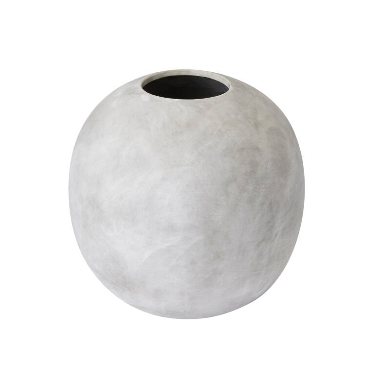 natural small globe vase