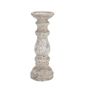 stone small stone ceramic column candle holder