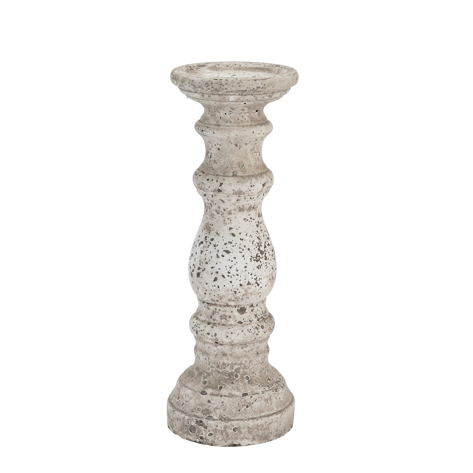 stone small stone ceramic column candle holder
