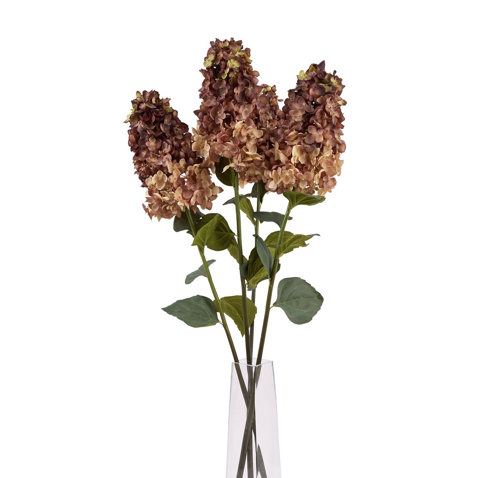 Artificial Burgundy Hydrangea Stem - Image 5