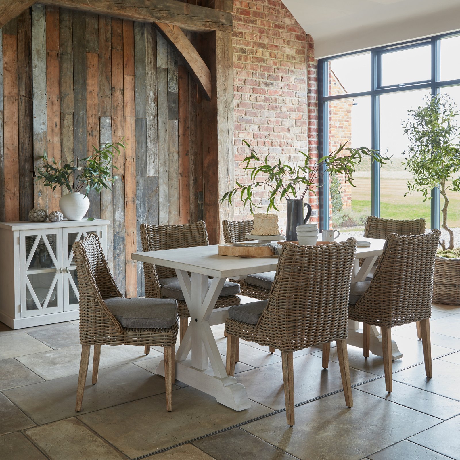 outdoor rattan dining chair