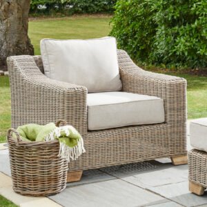 natural salcombe collection outdoor armchair