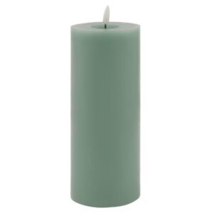 sage melt effect tall sage led wax candle