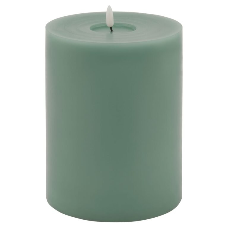 sage melt effect large sage led wax candle