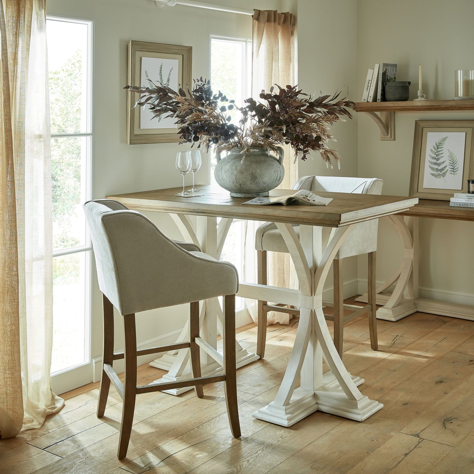 Taupe & Ivory Artificial Foliage Branch - Image 2