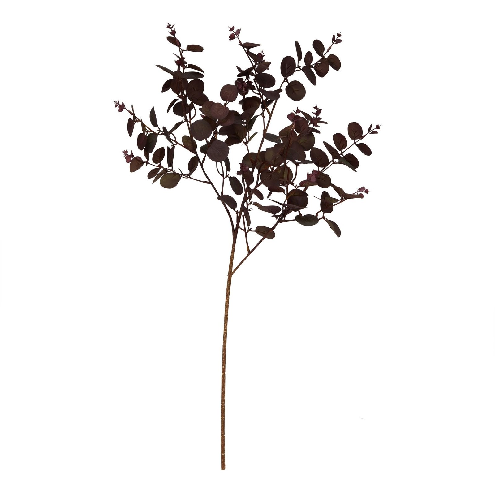 Burgundy Artificial Eucalyptus Bunch - Image 2