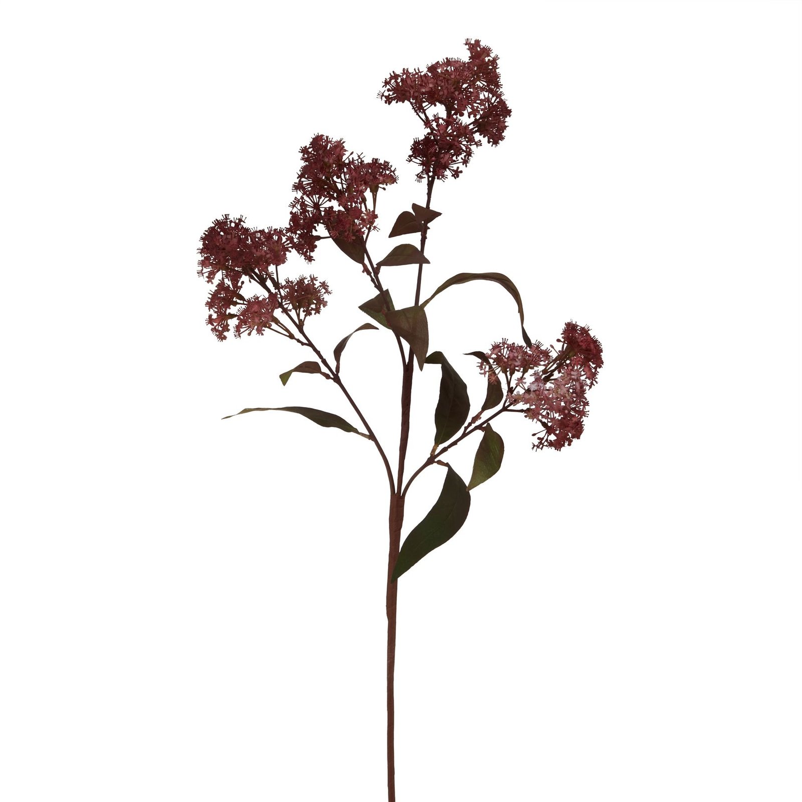 Burgundy Artificial Smokebush Stem