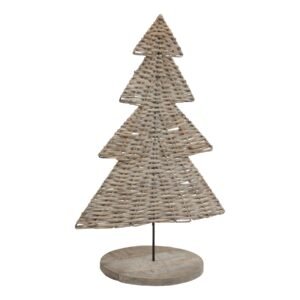 natural large wicker tree ornament
