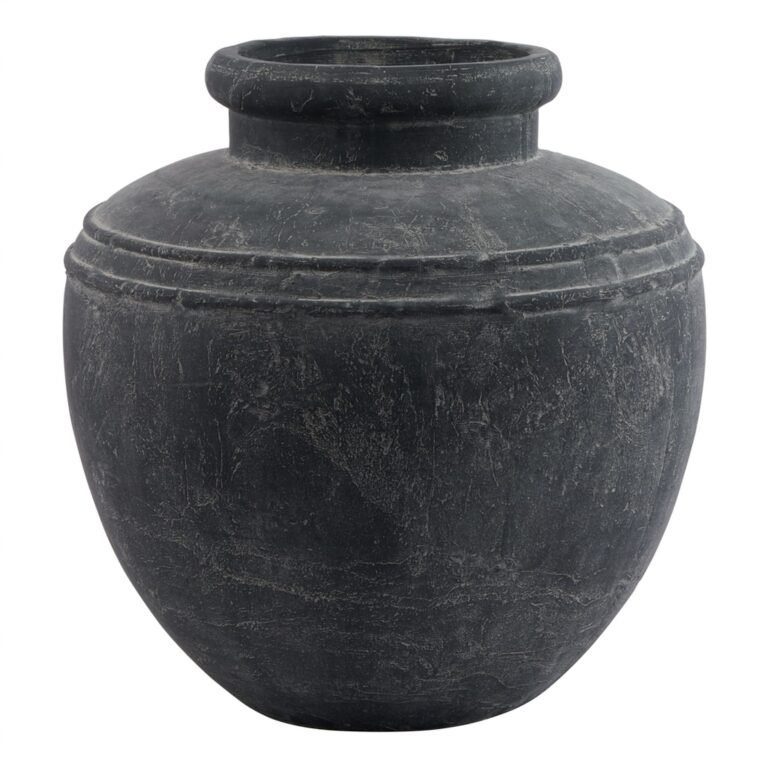 Grey Ceramic Planter