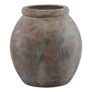 brown emberley brown jar shaped planter