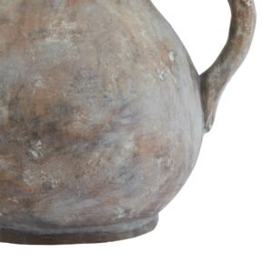 Weathered Brown Ceramic Jug Vase