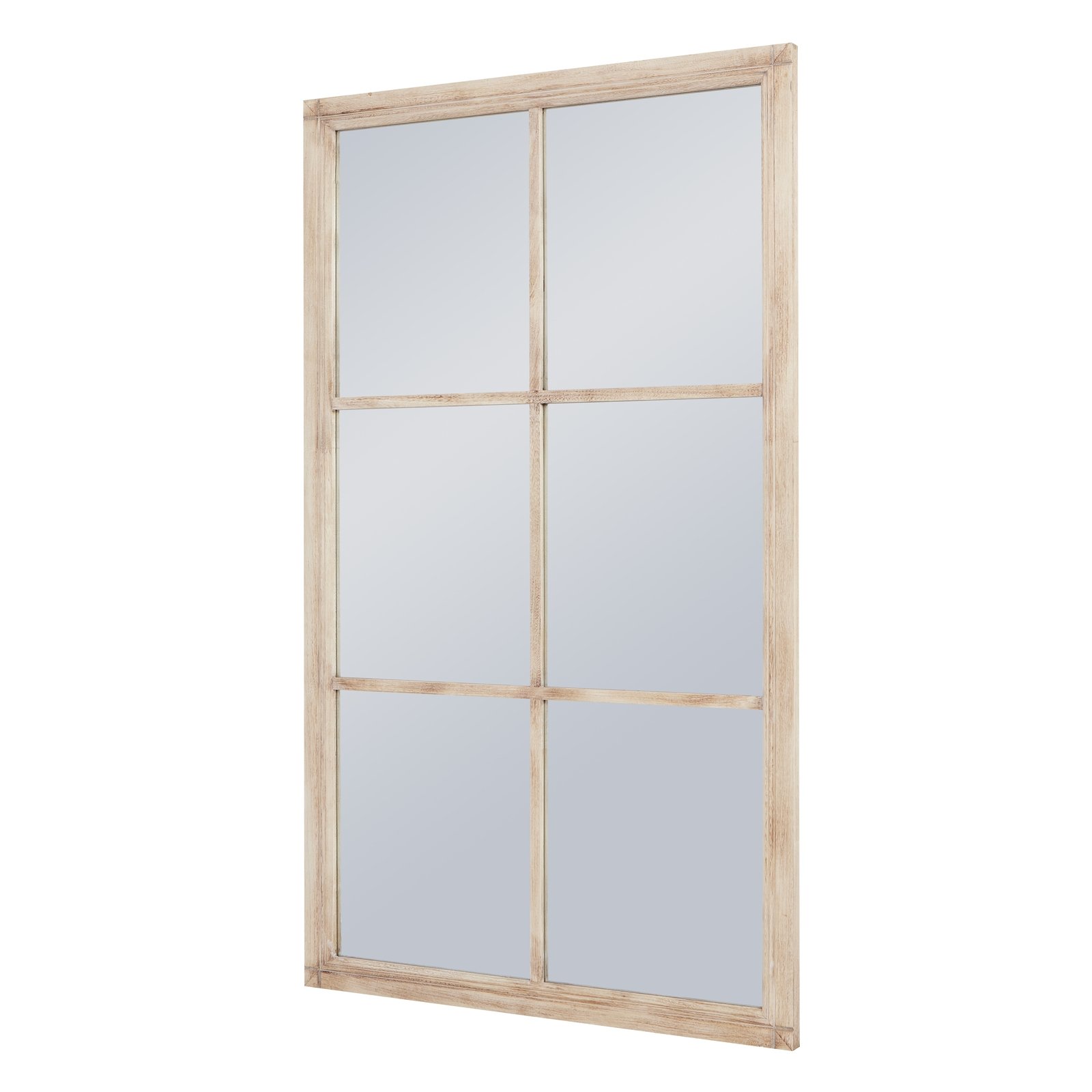 Large Rustic Window Pane Mirror - Image 2