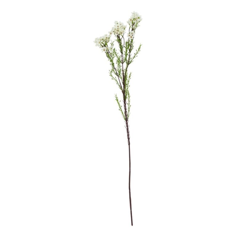 artificial white waxflower