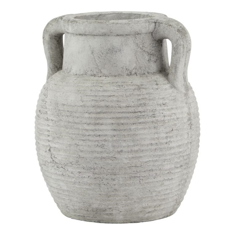 stone effect vase