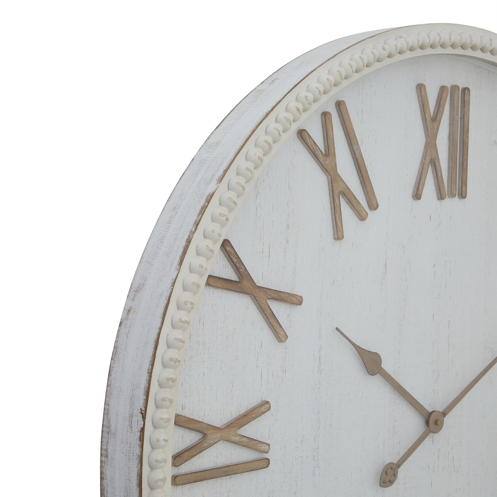 Willowmere Large Rustic White Wall Clock - Image 3