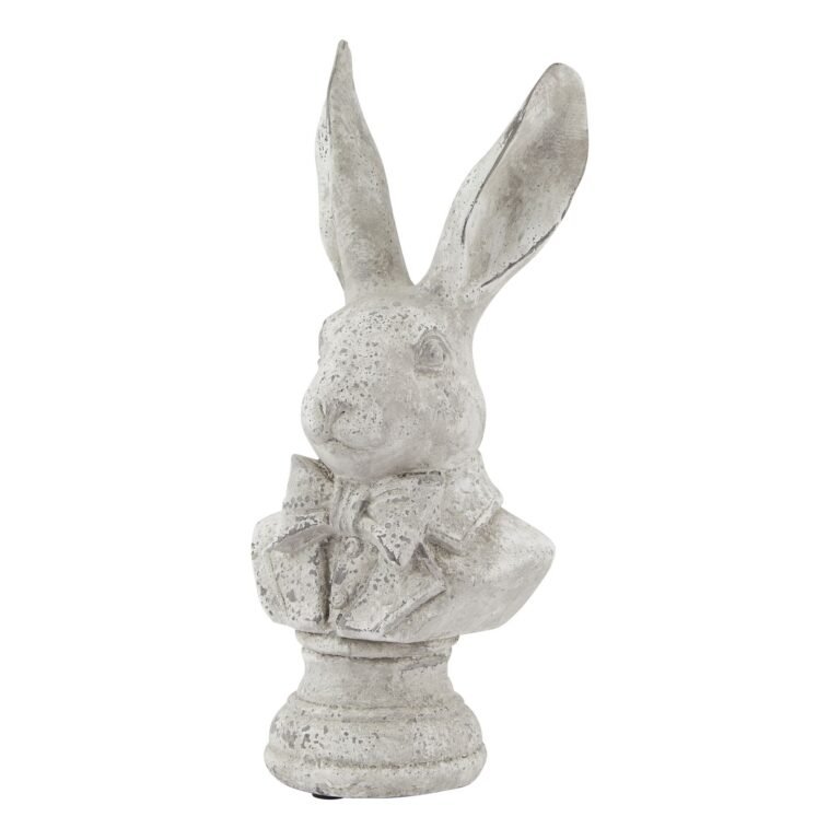 stone stone effect tuxedo hare ornament product image
