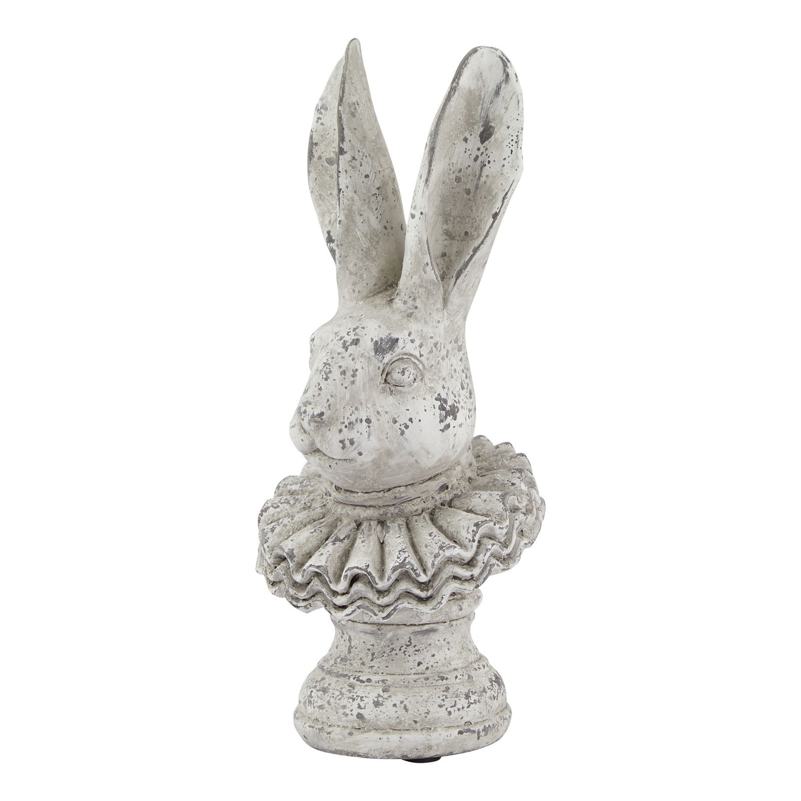 stone stone effect ruffle hare ornament product image