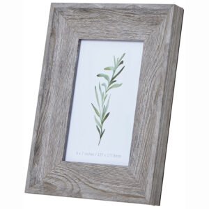 grey washed photo frame