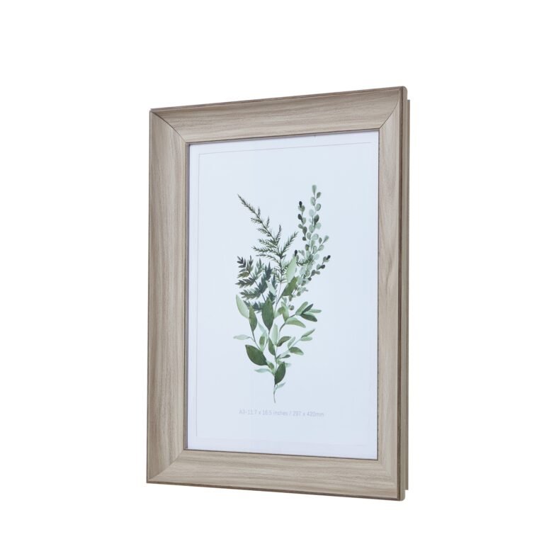 white washed picture frame