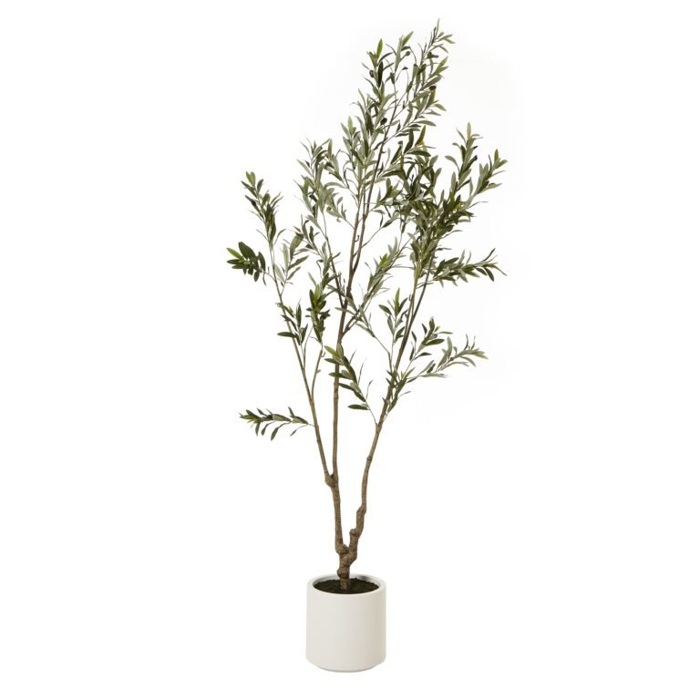 large artificial olive tree
