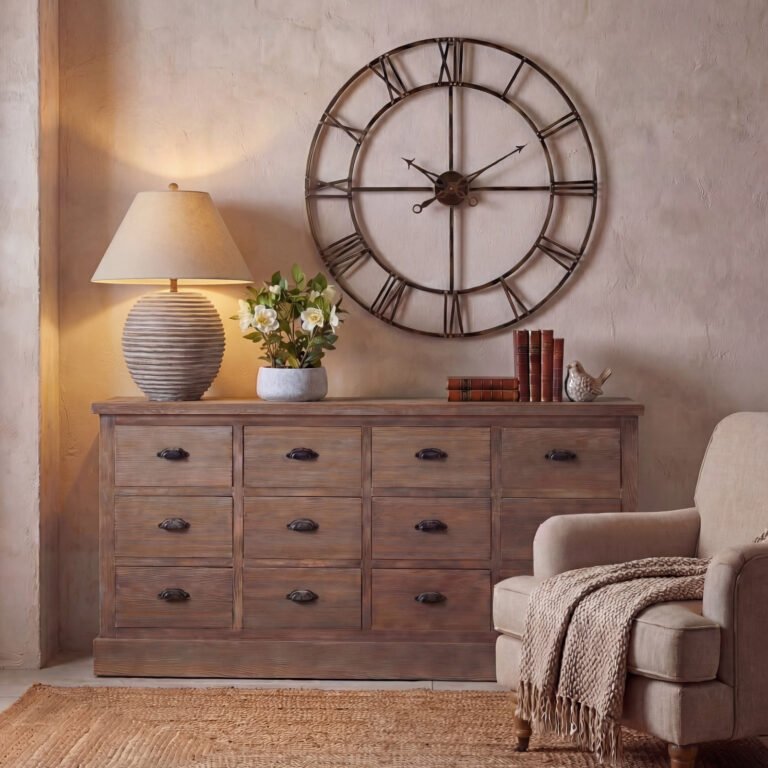 large brown ceramic table lamp