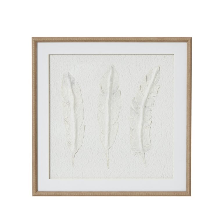 white feathers artwork