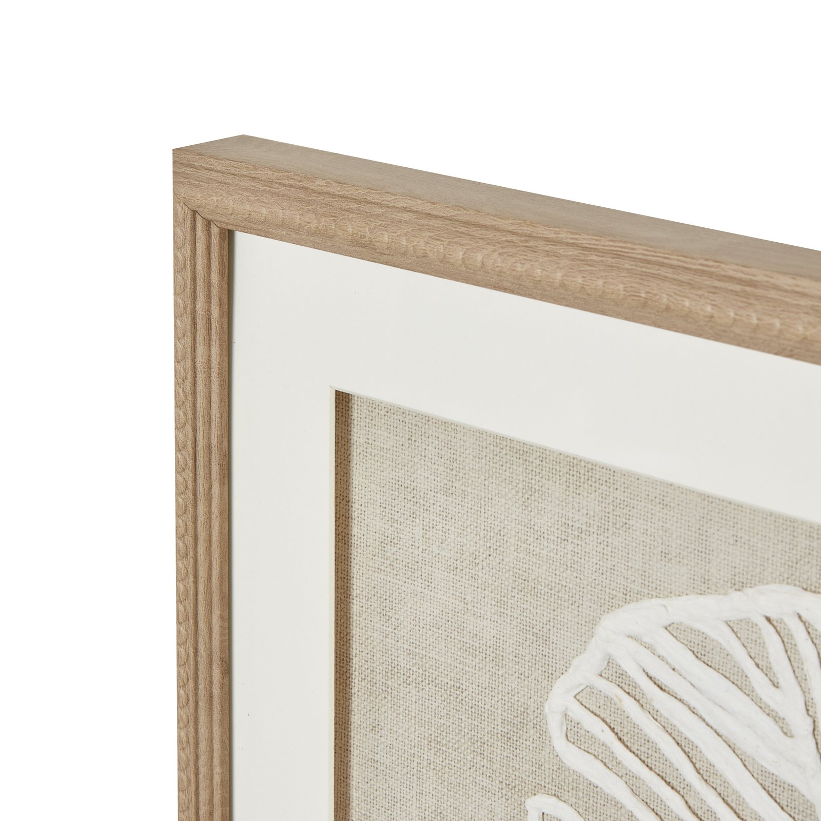 Large Plume White Feather Framed Wall Art - Image 5