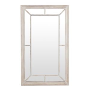 washed wood washed wood framed window mirror product image