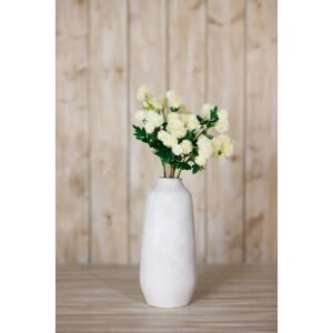 Cream Artificial Globe Thistle Spray