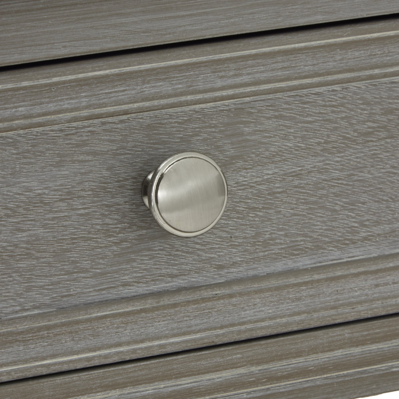 Slim Grey Two Drawer Console Table - Image 4