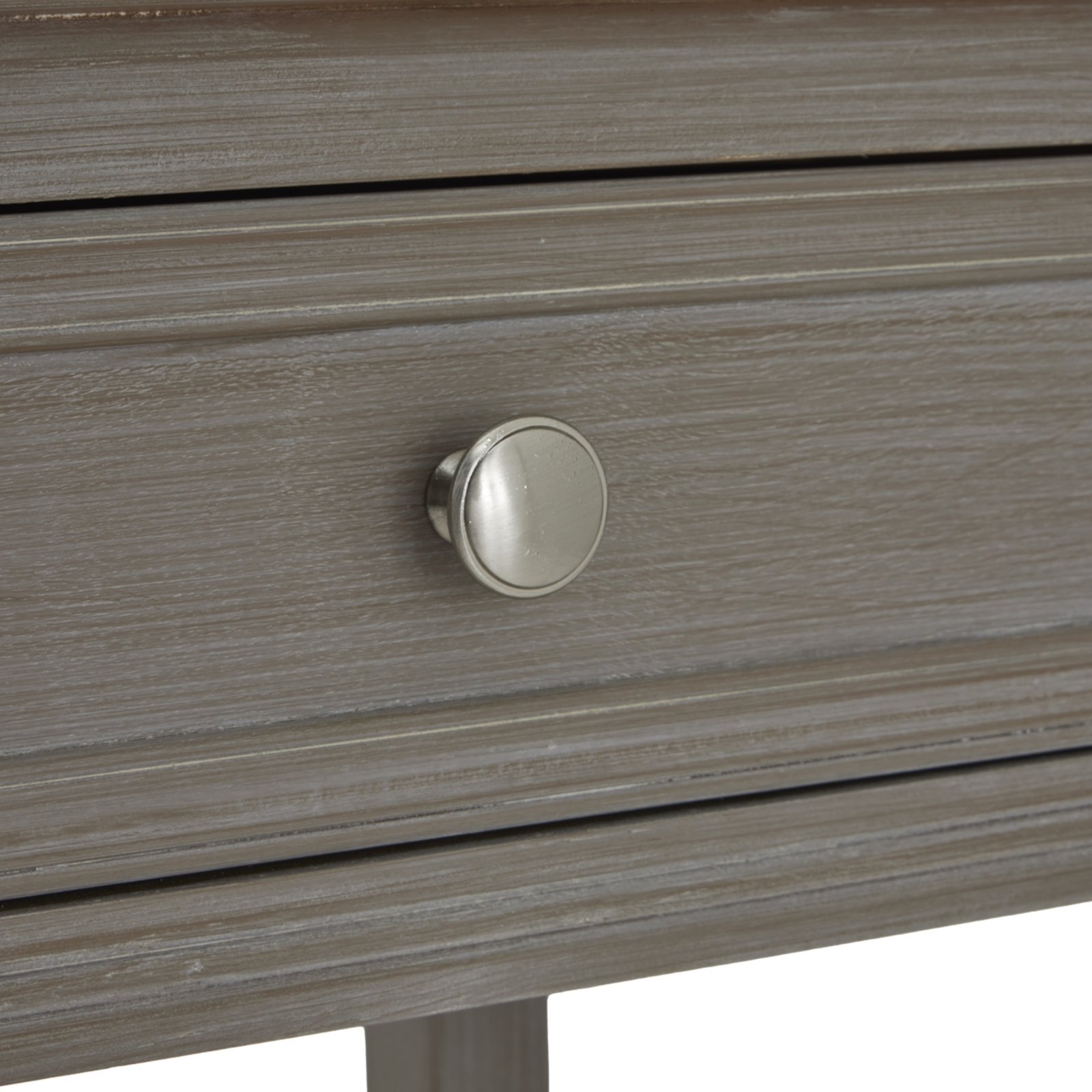 Distressed Grey Four Drawer Console Table - Image 4