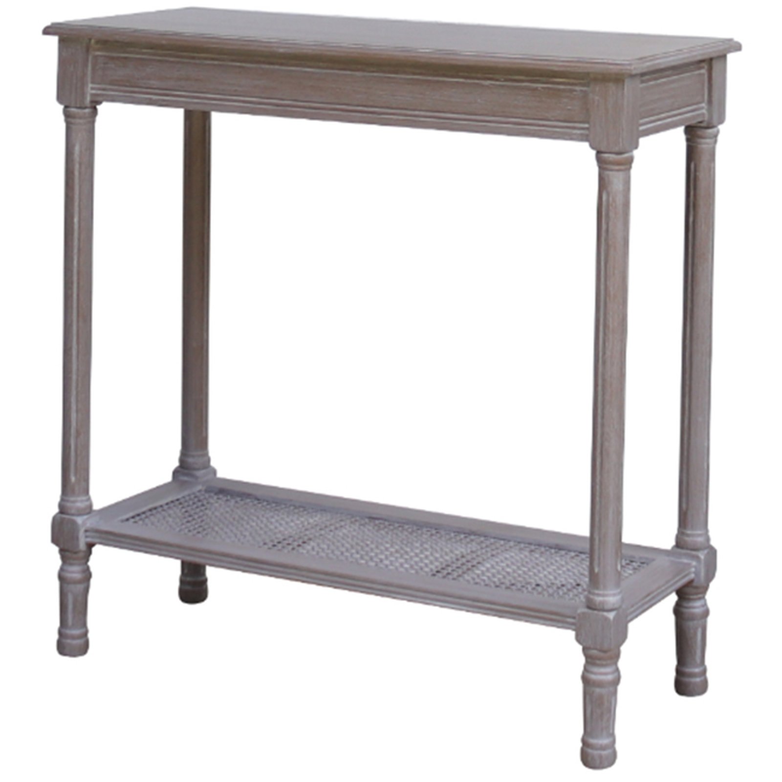 Small Woven Rattan Console Table - Image 2