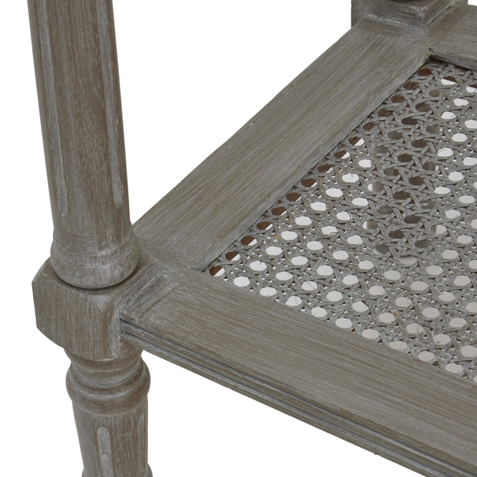 Small Woven Rattan Console Table - Image 3