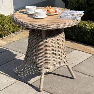 round garden bistro table