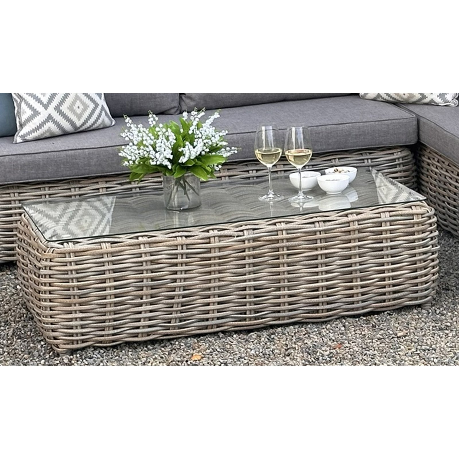 Santorini Outdoor Modular Corner Sofa Set - Image 3