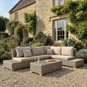large outdoor corner sofa set