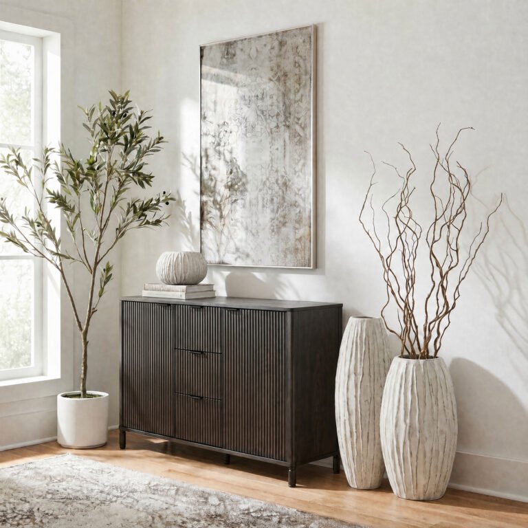 natural large fin vase product