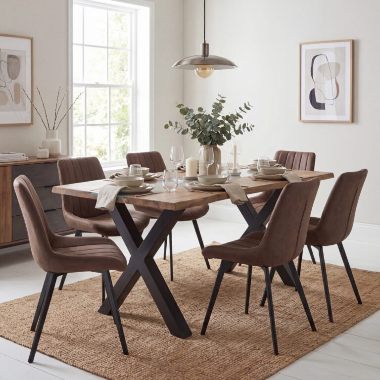 acacia wood dining table