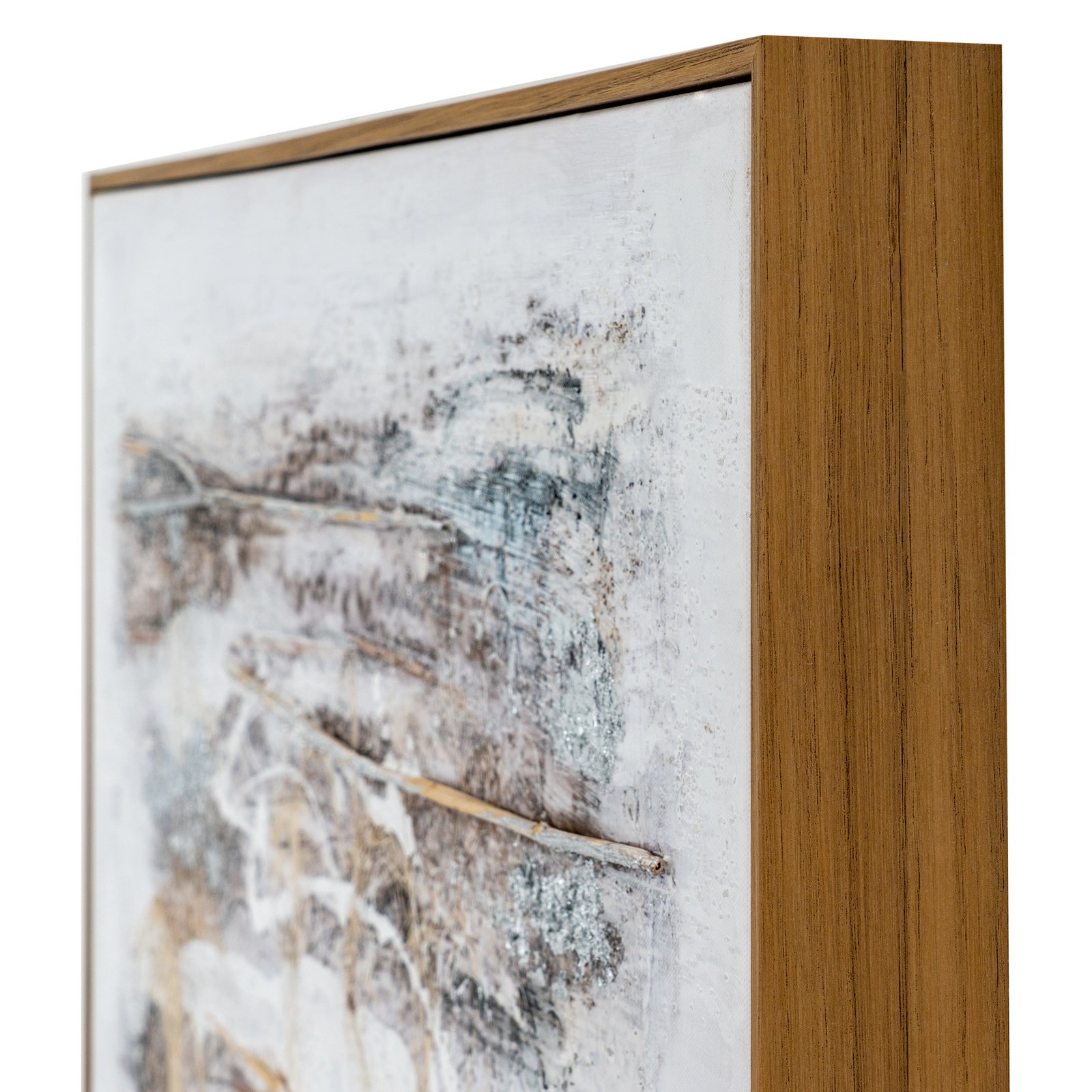 Stillwater Neutral Hand Painted Canvas - Image 3