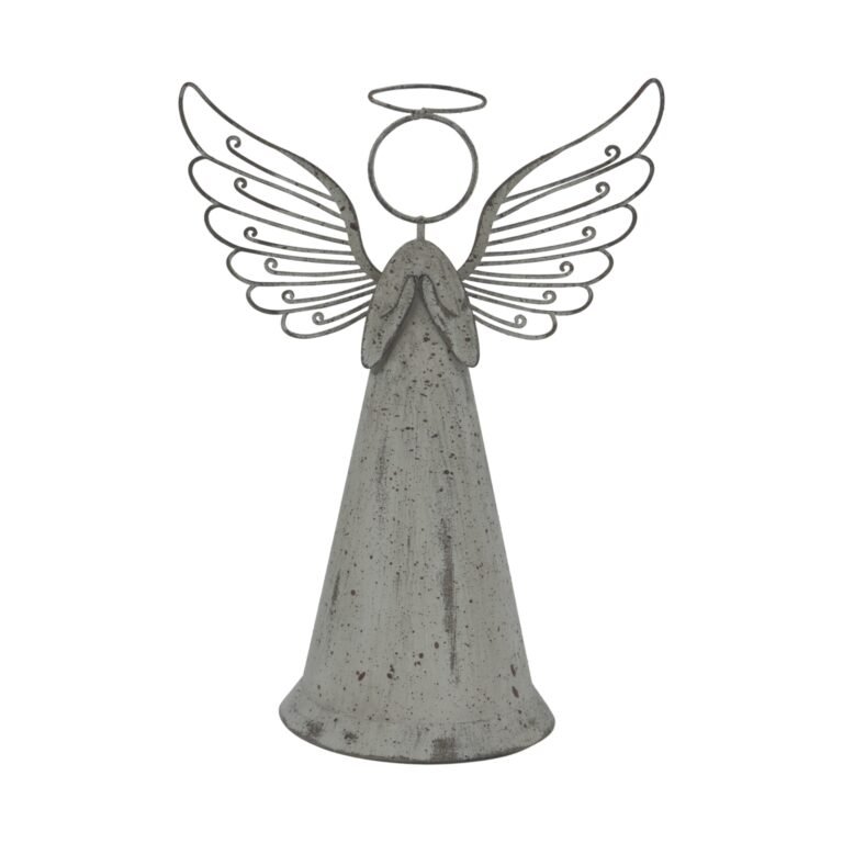 rustic metal large rustic metal standing angel product