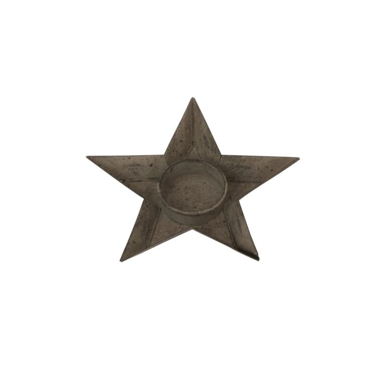 rustic metal rustic metal star tealight holder product