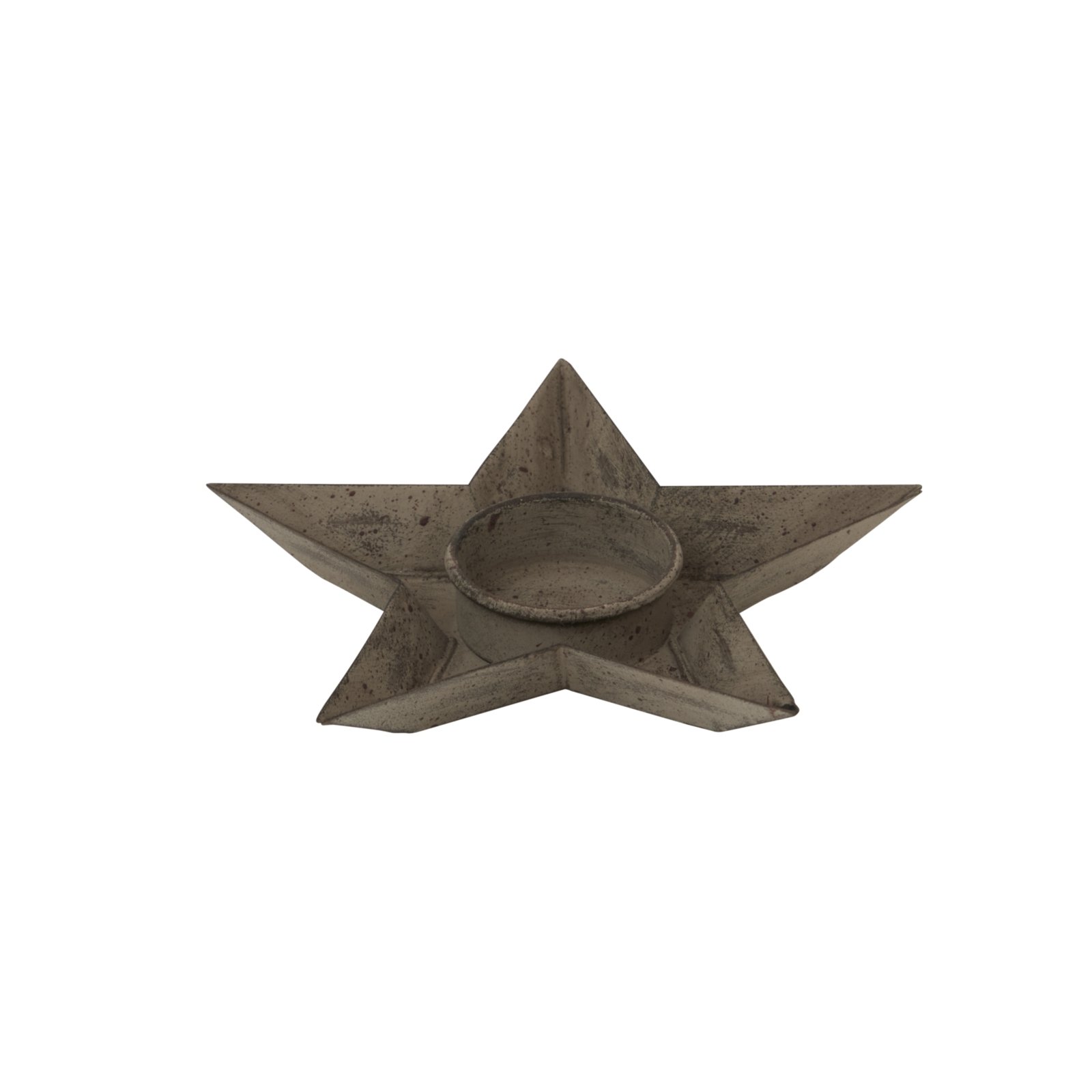 Rustic Metal Star Tealight Holder - Image 2