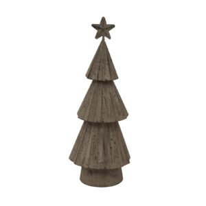 rustic natural rustic bough tree with star Christmas decoration