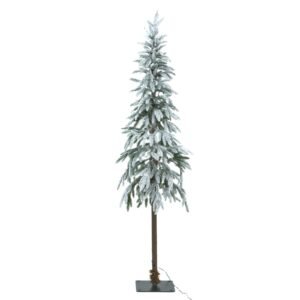 snowy large snowy woodland pre lit 350 led christmas tree product image