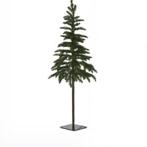 medium green pre-lit christmas tree