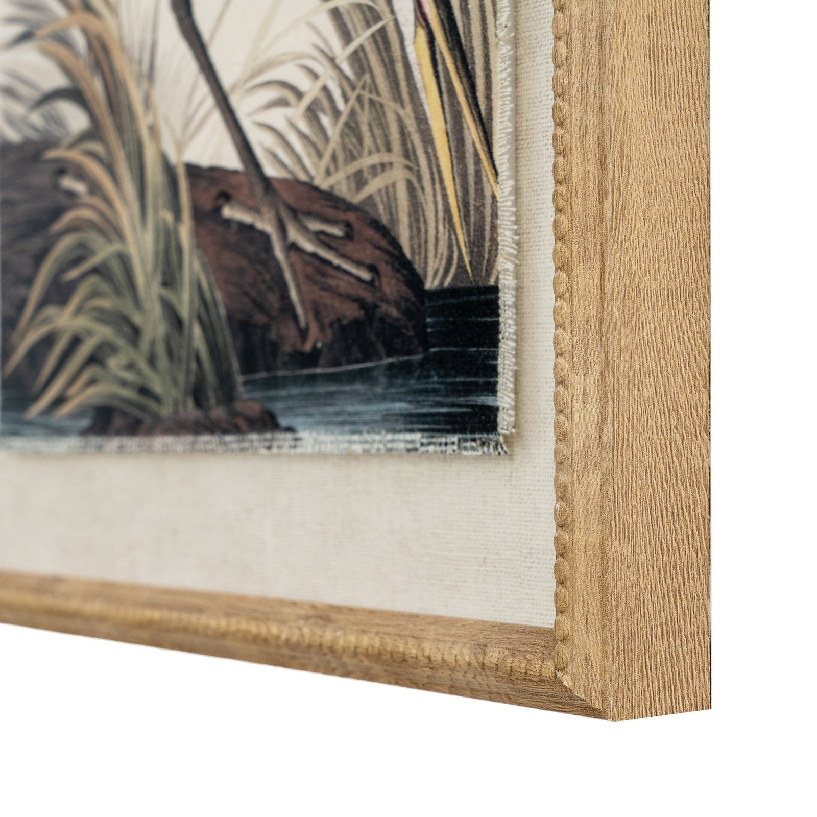 Heron Linen Wildlife Wall Art - Image 2