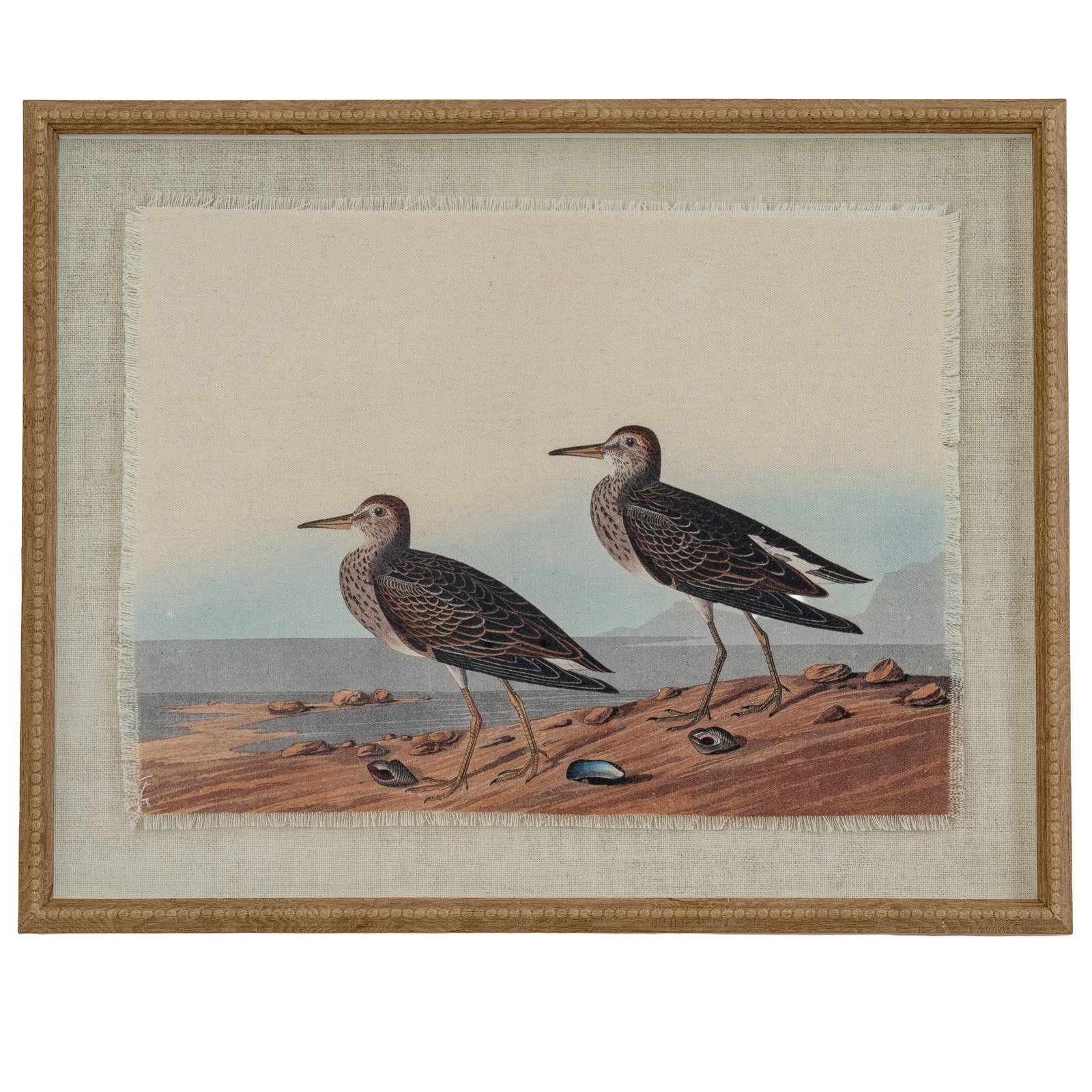 sandpipers framed bird wall art